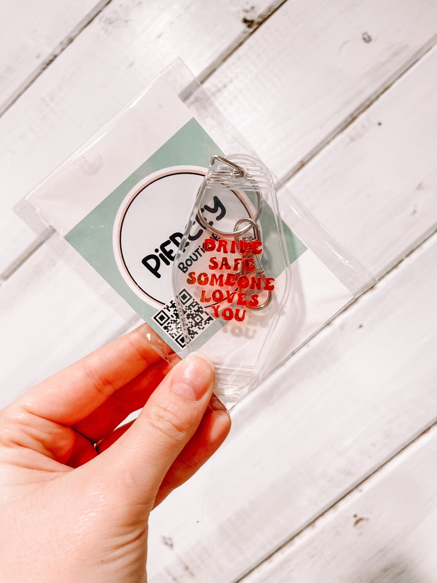 Clear Trendy Keychain