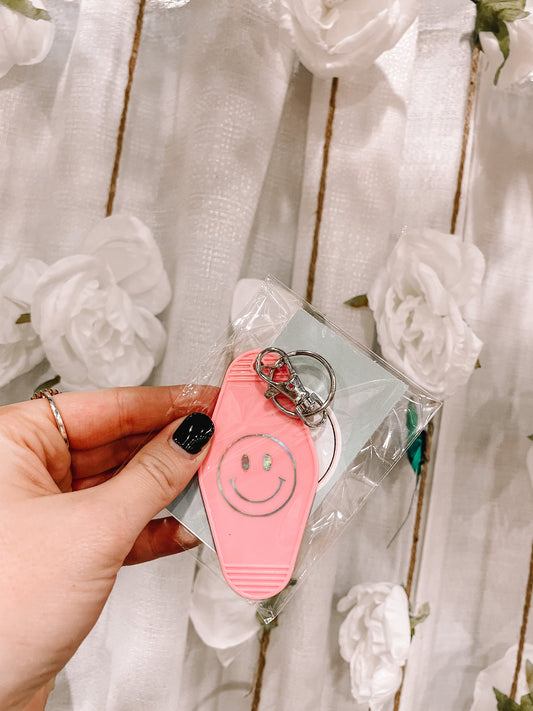 Pink Trendy Keychain