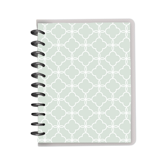 Minimal light green -eucalyptus notebook