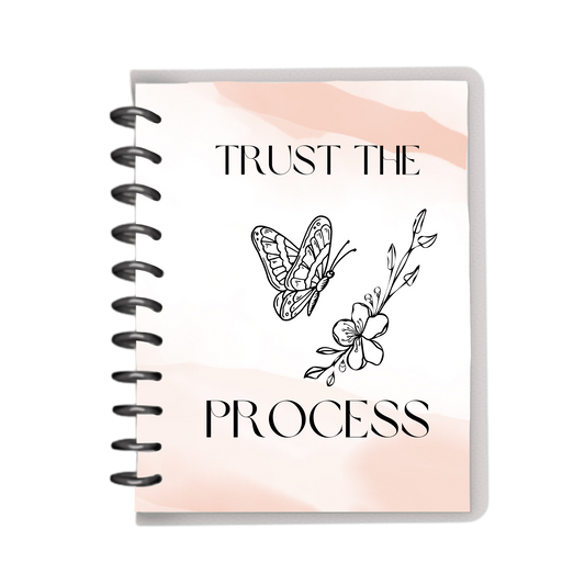 Trust the Process butterfly notebook