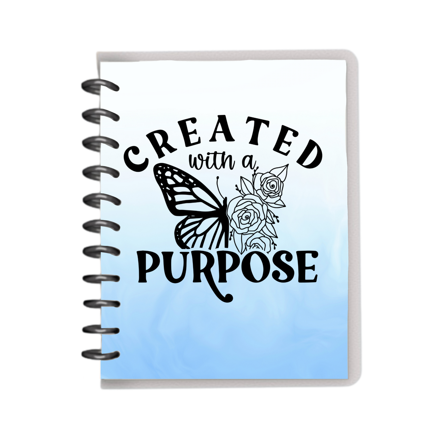 Created with a purpose notebook