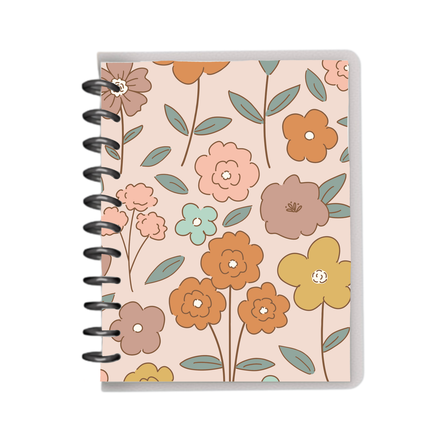 Pastel Pink florals notebook