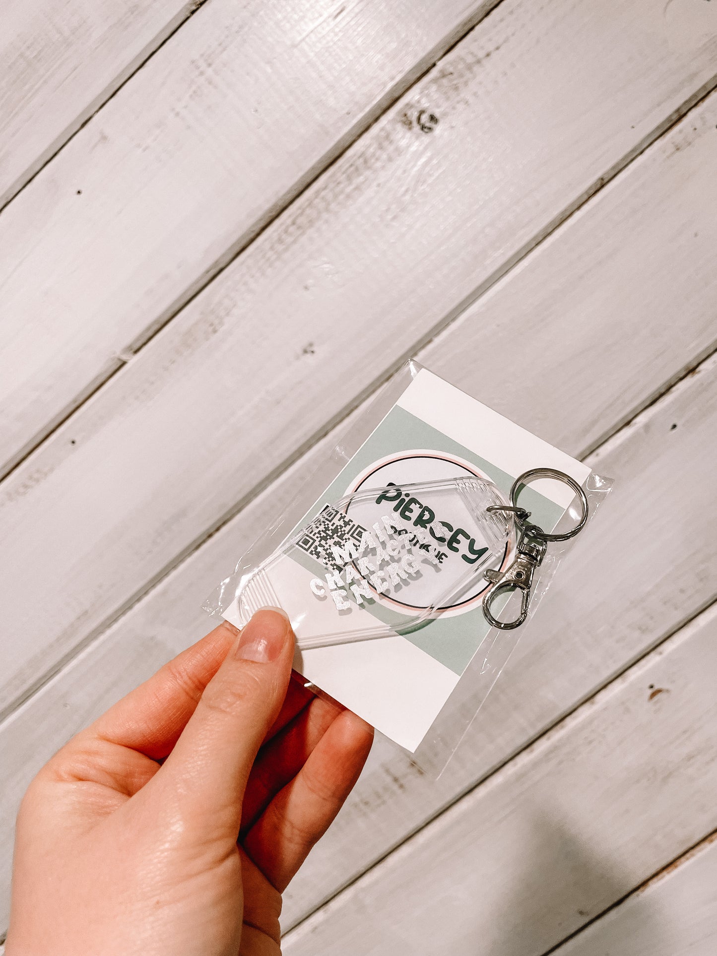 Clear Trendy Keychain