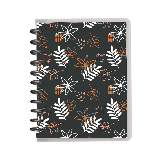 Dark boho cover notebook