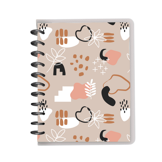 Neutral boho cover notebook