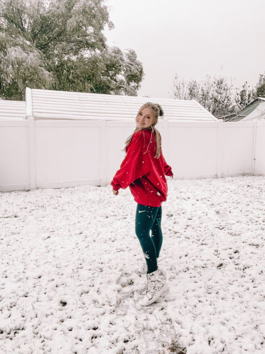 *DISCOUNT- Merry Christmas Cardinal Red Crewneck❄️